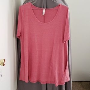 Lularoe Perfect T size XL washed red